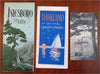 Coastal Maine Travel Brochures Tourism Rockland Casco c.1930's Lot x 3 pamphlets