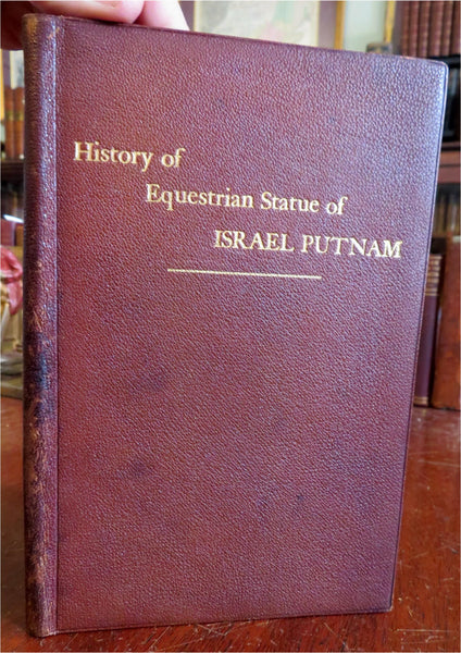 Israel Putnam Equestrian Statue Brooklyn Connecticut 1883 commemorative book