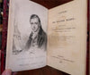 Sir Walter Scott 1832 Collected Letters Zaehnsdorf red leather book 8 engravings