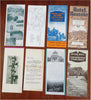 Virginia Travel 1930-50's promotional tourist brochures great collection x 8