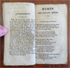 Hymns Infant Minds 1820 Taylor Greenfield woodcut juvenile book Rosenbach #594