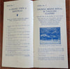 Montreal Canada Royal Blue Line Tours c. 1915 illustrated travel brochure w/ map