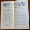 Montreal Canada Royal Blue Line Tours c. 1915 illustrated travel brochure w/ map