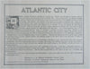 Atlantic City New Jersey tourist souvenir 1911 illustrated photo album boardwalk