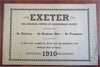 Exeter New Hampshire Souvenir Album Local History 1910 illustrated booklet