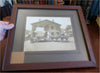 Bard Union Company Parade Float c. 1890's framed photograph brass ball & flange