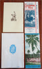 Florida Tourist Brochures Travel Vacation c. 1945-51 illustrated lot x 4 guides