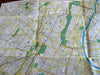 Newark New Jersey Large Folding City Plan c. 1940-50 pocket map road atlas