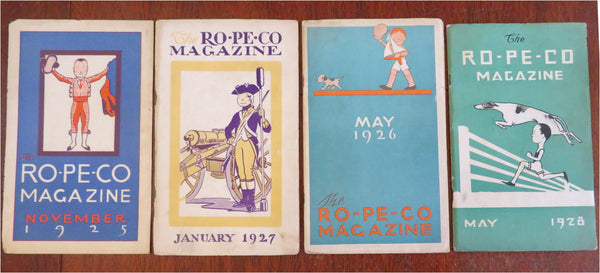 Ropeco Magazine 1926-8 clothing merchant Illustrated Boys Periodical lot x 3
