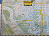 Washington D.C. Mayflower Hotel 1941 tourist city plan pictorial cartoon map