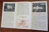 Potomac Flying Services Washington D.C. Airplane Tour c.1935 vintage ad brochure