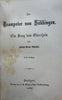 The Trumpeter of Sackingen German Epic Poetry 1865 gift edition leather book