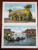 California Tourism c.1920-40's Souvenirs x 6 L.A. La Jolla Riverside Venice