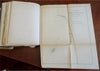 U.S. Coastal Survey Government Report 1866 book 24 nautical maps Western US TX