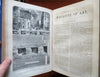 Illustrated Art Magazine 1853 hundreds of wood engravings 4 vol set fine books