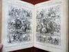 Illustrated Art Magazine 1853 hundreds of wood engravings 4 vol set fine books