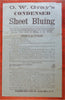 Dickerman Novelty MFG. Utensil Holder c. 1890's Bluing ink advertising pamphlet