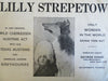 Lilly Strepetow Russia Female Acrobat & Texas Dog Animal Trainer c. 1930's promo