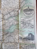 Scotland hotels picture map Scottish Vacation 1914 Caledonia Railway Co. guide