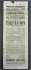 Boston Museum Theater Performance May 7th 1853 Broadside Announcement