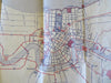 New Orleans City Plan Sightseeing Guide 1952 Shell Oil vintage tourist brochure