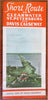 St. Petersburg Florida Clearwater Davis Causeway 1941 travel brochure maps