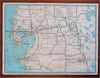 St. Petersburg Florida Clearwater Davis Causeway 1941 travel brochure maps