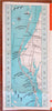 St. Petersburg Florida Clearwater Davis Causeway 1941 travel brochure maps