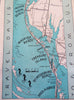 St. Petersburg Florida Clearwater Davis Causeway 1941 travel brochure maps