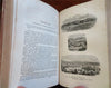 U.S Government Institutions vs. European 1869 Townsend illustrated leather book