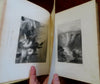 Payne's Pictorial World c. 1850's illustrated w/ 69 plates fine leather book