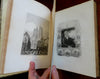 Payne's Pictorial World c. 1850's illustrated w/ 69 plates fine leather book