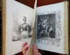 Payne's Pictorial World c. 1850's illustrated w/ 69 plates fine leather book