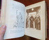 Monastic Art Christian Art History Lecture 1867 Jameson illustrated leather book