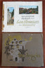 Los Angeles California c. 1915 Lot x 2 illustrated souvenir albums street scenes