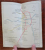Boston Mass. Elevated Railway 1930 promotional illustrated travel guide w/ maps
