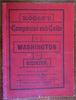 Washington D.C. Tourism Travel Guide 1887 illustrated pocket guide book w/ map