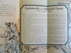 Charlottesville Virginia 1940's map brochure Monticello Lewis & Clark Monument