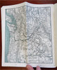 Pacific Northwest & Alaska Union Pacific Railroad c.1920's promo tourism 3 maps