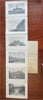 Portland Maine Woolworth & Co c. 1910-20's Tourist 5' long Post Card Souvenir