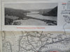Bear Mountain Bridge American Road Map Brochure c. 1940's promotional pamphlet