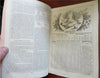 Illustrated Pilgrim's Almanac 1860 Boston American periodical calendar adverts