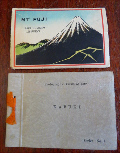 Japan Souvenir Lot x 2 Kabuki Theater & Mt. Fuji c. 1950's-60's album & views