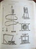 Rees' Encyclopedia 1820 Hydraulics-Naval Architecture plate book 195 engravings