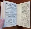 London & Its Environs 1911 illustrated travel guide w/ folding maps & city plans