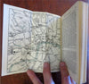 London & Its Environs 1911 illustrated travel guide w/ folding maps & city plans