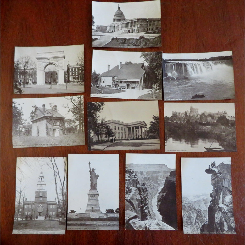 Hood's World Photos c.1900 Set #1 x 10 views NYC CO CA Wash. D.C. New England