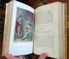 Adventures of Gil Blas 1802 w/ 11 hand colored plates 3 vol. Baynton leather set