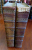 Comte Hamilton Collected Works 1825 French rare leather 2 vol. set