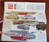 General Motors Overseas Operations world map c.1965 promo brochure